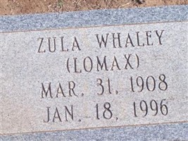 Zula Lomax Whaley