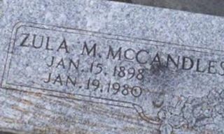 Zula Maude Winchester McCandless Zula Maude Winchester McCandless