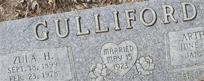 Zula Mildred Hodgen Gulliford