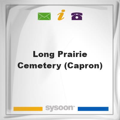 Long Prairie Cemetery (Capron), Long Prairie Cemetery (Capron)