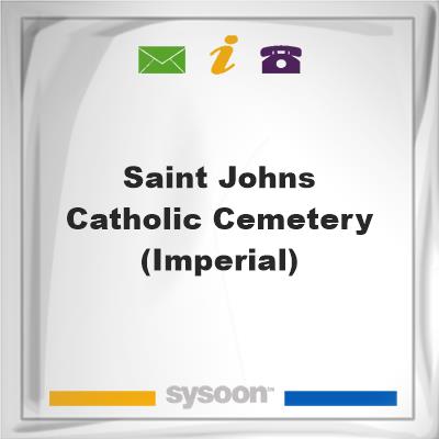 Saint Johns Catholic Cemetery (Imperial), Saint Johns Catholic Cemetery (Imperial)