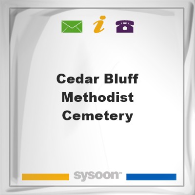Cedar Bluff Methodist CemeteryCedar Bluff Methodist Cemetery on Sysoon