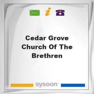 Cedar Grove Church of the BrethrenCedar Grove Church of the Brethren on Sysoon