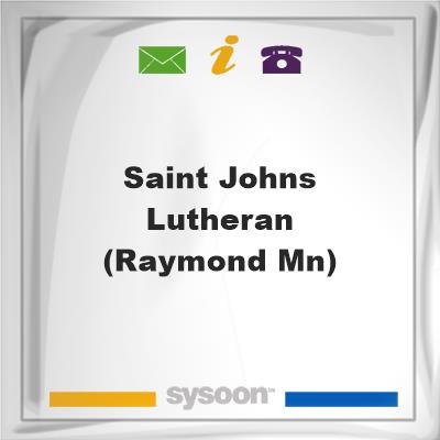 Saint Johns Lutheran (Raymond MN)Saint Johns Lutheran (Raymond MN) on Sysoon