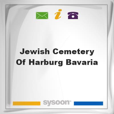 Jewish Cemetery of Harburg, Bavaria., Jewish Cemetery of Harburg, Bavaria.