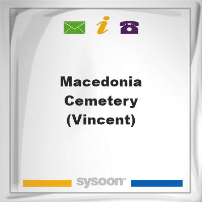 Macedonia Cemetery (Vincent), Macedonia Cemetery (Vincent)