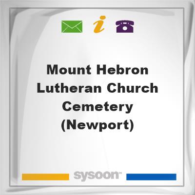 Mount Hebron Lutheran Church Cemetery (Newport), Mount Hebron Lutheran Church Cemetery (Newport)