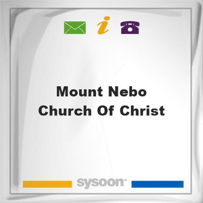 Mount Nebo Church of Christ, Mount Nebo Church of Christ