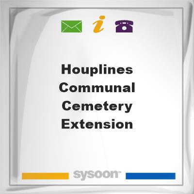 Houplines Communal Cemetery ExtensionHouplines Communal Cemetery Extension on Sysoon