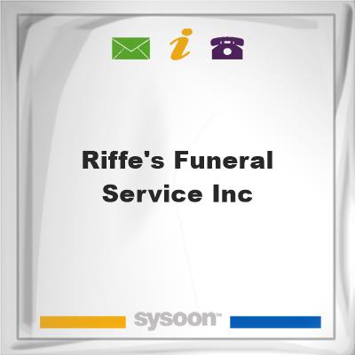 Riffe's Funeral Service IncRiffe's Funeral Service Inc on Sysoon