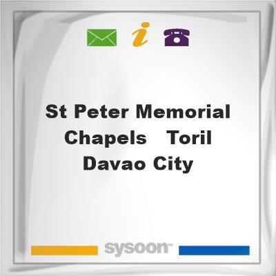 St. Peter Memorial Chapels - Toril, Davao CitySt. Peter Memorial Chapels - Toril, Davao City on Sysoon