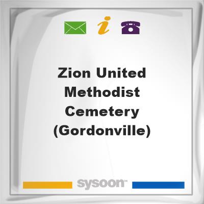 Zion United Methodist Cemetery (Gordonville)Zion United Methodist Cemetery (Gordonville) on Sysoon