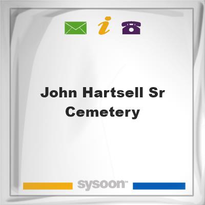 John Hartsell Sr Cemetery, John Hartsell Sr Cemetery