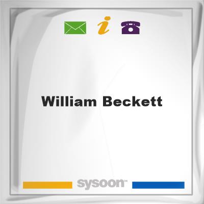 William Beckett, William Beckett