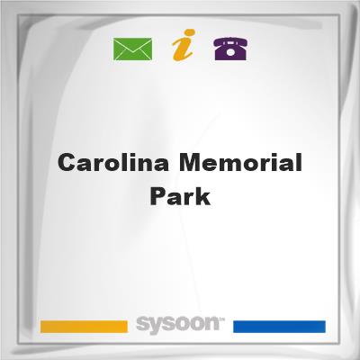 Carolina Memorial ParkCarolina Memorial Park on Sysoon