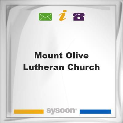 Mount Olive Lutheran ChurchMount Olive Lutheran Church on Sysoon