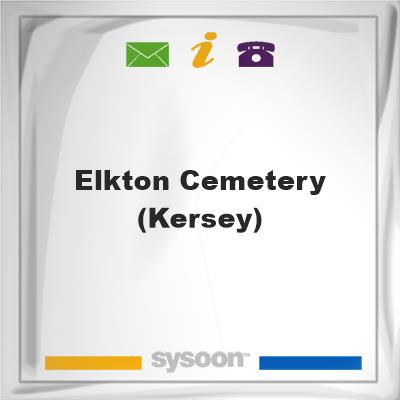 Elkton Cemetery (Kersey), Elkton Cemetery (Kersey)