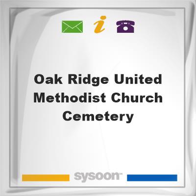 Oak Ridge United Methodist Church Cemetery, Oak Ridge United Methodist Church Cemetery