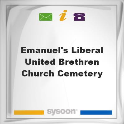 Emanuel's Liberal United Brethren Church CemeteryEmanuel's Liberal United Brethren Church Cemetery on Sysoon