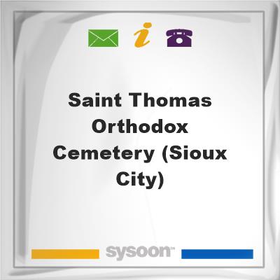 Saint Thomas Orthodox Cemetery (Sioux City), Saint Thomas Orthodox Cemetery (Sioux City)
