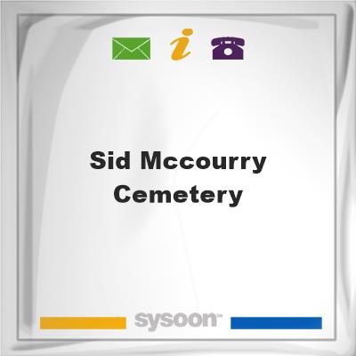 Sid McCourry Cemetery, Sid McCourry Cemetery
