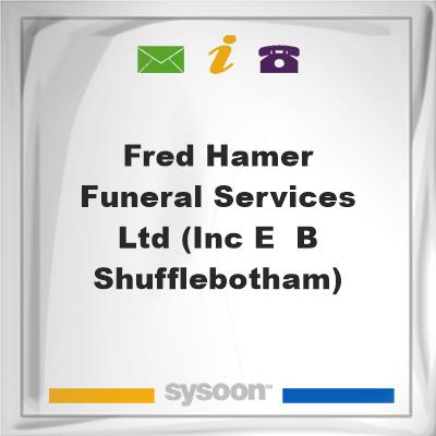 Fred Hamer Funeral Services Ltd (inc E & B Shufflebotham), Fred Hamer Funeral Services Ltd (inc E & B Shufflebotham)