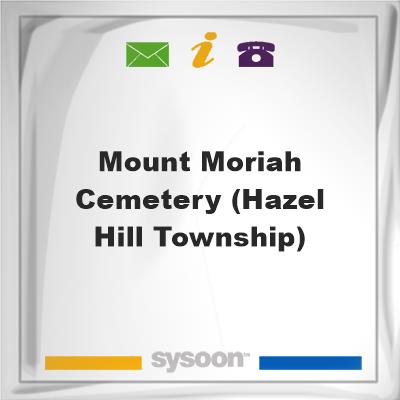 Mount Moriah Cemetery (Hazel Hill Township), Mount Moriah Cemetery (Hazel Hill Township)