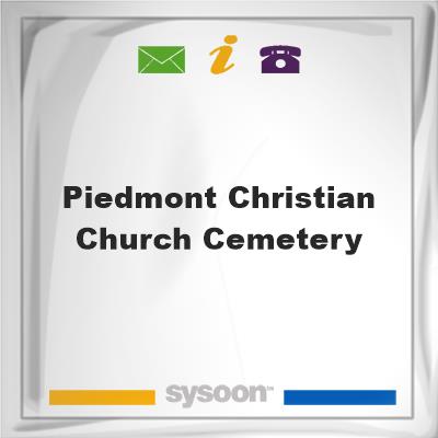 Piedmont Christian Church cemetery, Piedmont Christian Church cemetery