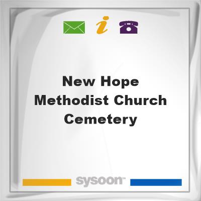 New Hope Methodist Church Cemetery, New Hope Methodist Church Cemetery