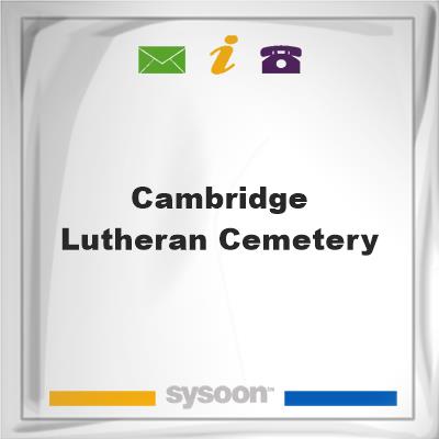 Cambridge Lutheran CemeteryCambridge Lutheran Cemetery on Sysoon