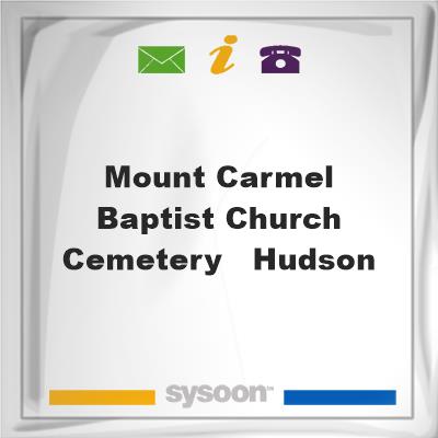 Mount Carmel Baptist Church Cemetery - HudsonMount Carmel Baptist Church Cemetery - Hudson on Sysoon