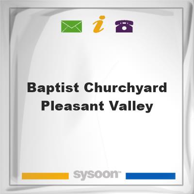 Baptist Churchyard Pleasant Valley, Baptist Churchyard Pleasant Valley