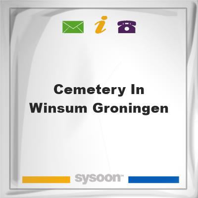 Cemetery in Winsum-Groningen, Cemetery in Winsum-Groningen