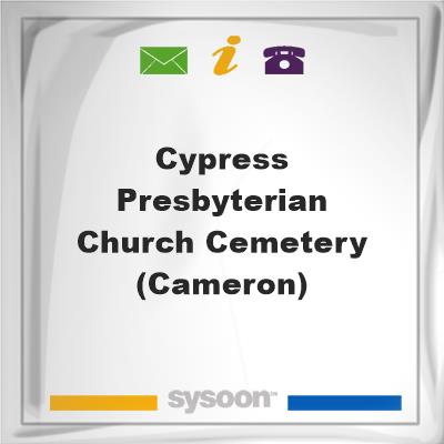 Cypress Presbyterian Church Cemetery (Cameron), Cypress Presbyterian Church Cemetery (Cameron)