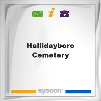 Hallidayboro Cemetery, Hallidayboro Cemetery