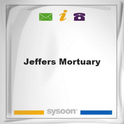 Jeffers Mortuary, Jeffers Mortuary