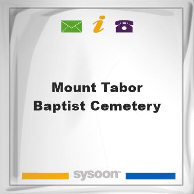 Mount Tabor Baptist Cemetery, Mount Tabor Baptist Cemetery