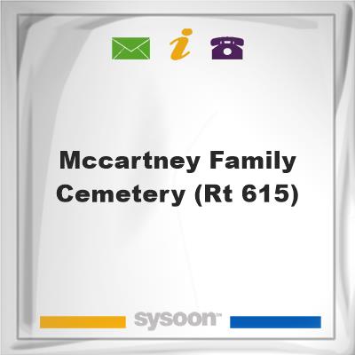 McCartney Family Cemetery (Rt 615), McCartney Family Cemetery (Rt 615)