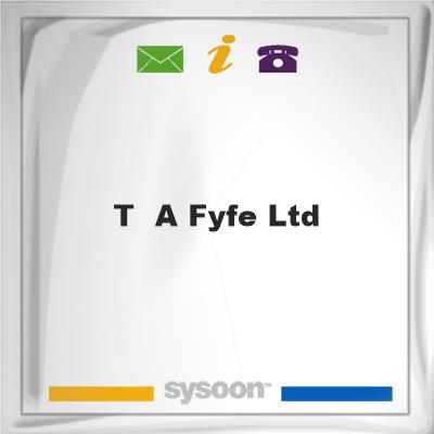 T & A Fyfe Ltd, T & A Fyfe Ltd
