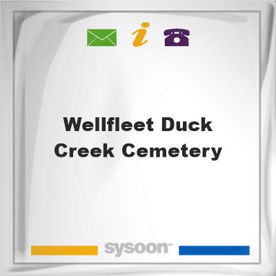 Wellfleet Duck Creek CemeteryWellfleet Duck Creek Cemetery on Sysoon