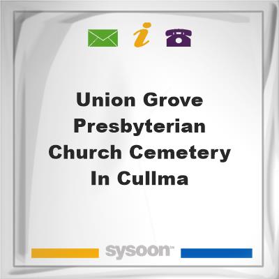Union Grove Presbyterian Church Cemetery in Cullma, Union Grove Presbyterian Church Cemetery in Cullma
