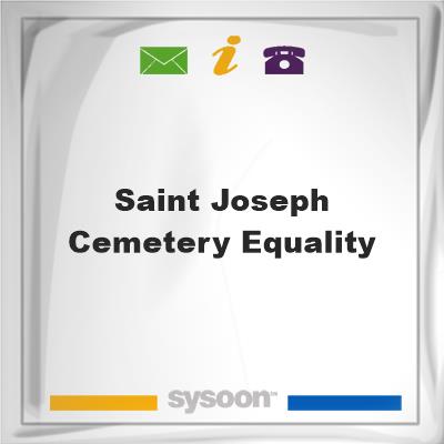 Saint Joseph Cemetery-Equality, Saint Joseph Cemetery-Equality