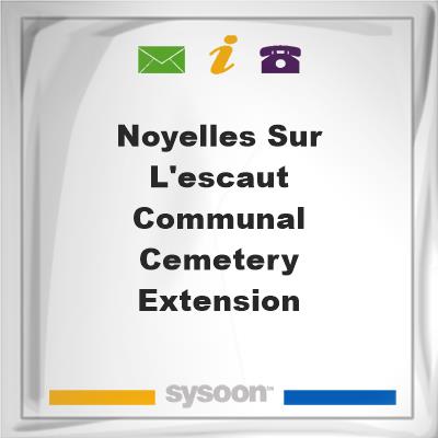 Noyelles-sur-l'Escaut Communal Cemetery ExtensionNoyelles-sur-l'Escaut Communal Cemetery Extension on Sysoon