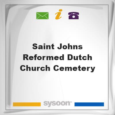 Saint Johns Reformed Dutch Church CemeterySaint Johns Reformed Dutch Church Cemetery on Sysoon