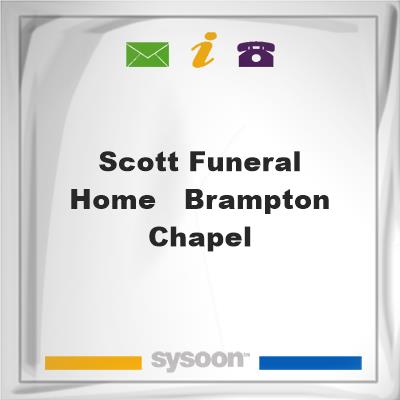 Scott funeral Home - Brampton ChapelScott funeral Home - Brampton Chapel on Sysoon