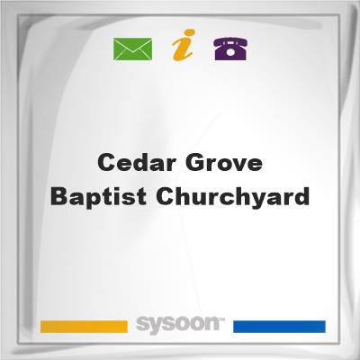 Cedar Grove Baptist Churchyard, Cedar Grove Baptist Churchyard