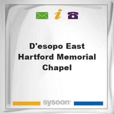D'Esopo East Hartford Memorial Chapel, D'Esopo East Hartford Memorial Chapel