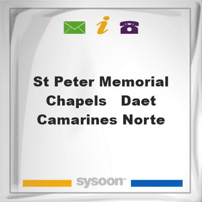St. Peter Memorial Chapels - Daet, Camarines NorteSt. Peter Memorial Chapels - Daet, Camarines Norte on Sysoon