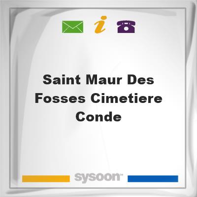 Saint Maur des Fosses Cimetiere Conde, Saint Maur des Fosses Cimetiere Conde