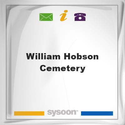 William Hobson CemeteryWilliam Hobson Cemetery on Sysoon
